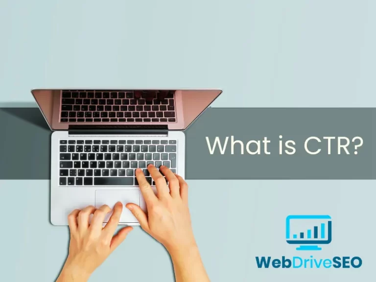What is CTR featured image - Web Drive SEO